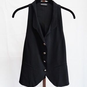 Emporio Armani Women's Black Waistcoat - Excellent Condition
